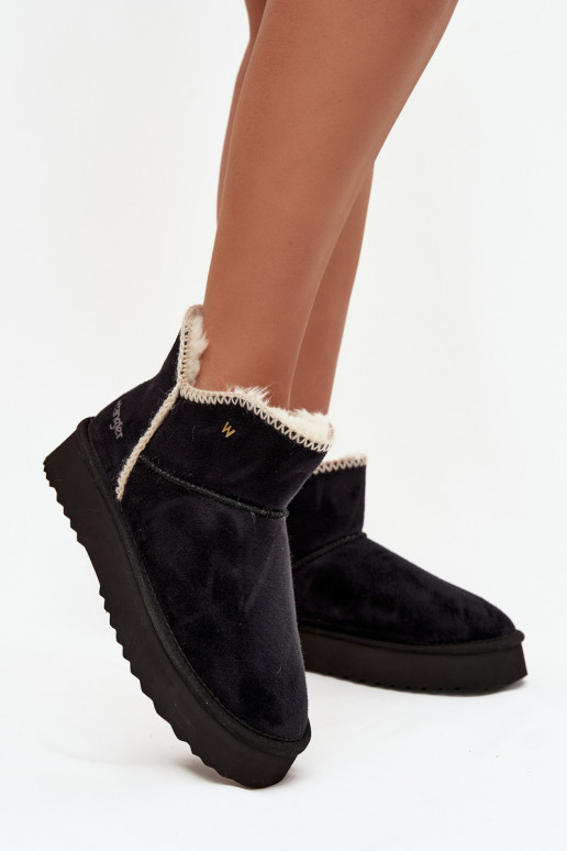 Botas de nieve Femenino con una plataforma ENrangler 20253093.25Y de color negro