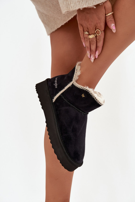 Botas de nieve Femenino con una plataforma ENrangler 20253093.25Y de color negro