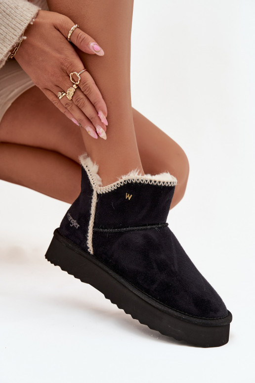 Botas de nieve Femenino con una plataforma ENrangler 20253093.25Y de color negro