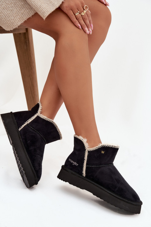 Botas de nieve Femenino con una plataforma ENrangler 20253093.25Y de color negro