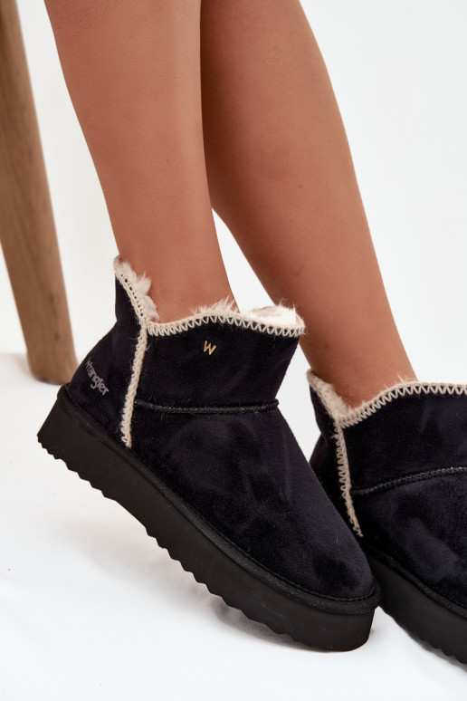 Botas de nieve Femenino con una plataforma ENrangler 20253093.25Y de color negro