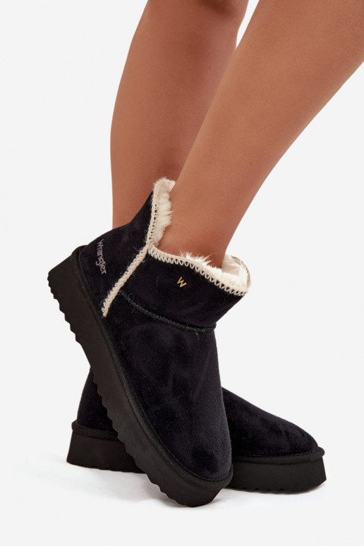 Botas de nieve Femenino con una plataforma ENrangler 20253093.25Y de color negro
