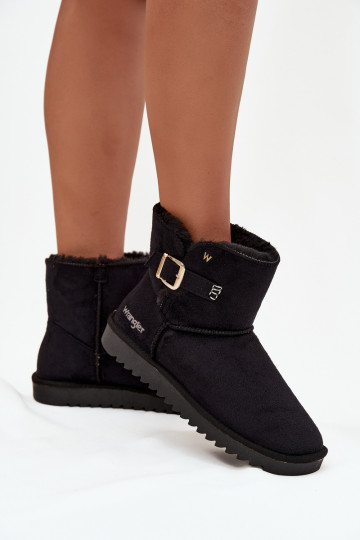 Botas de nieve Femenino con hebillas ENrangler 20253091.25Y de color negro