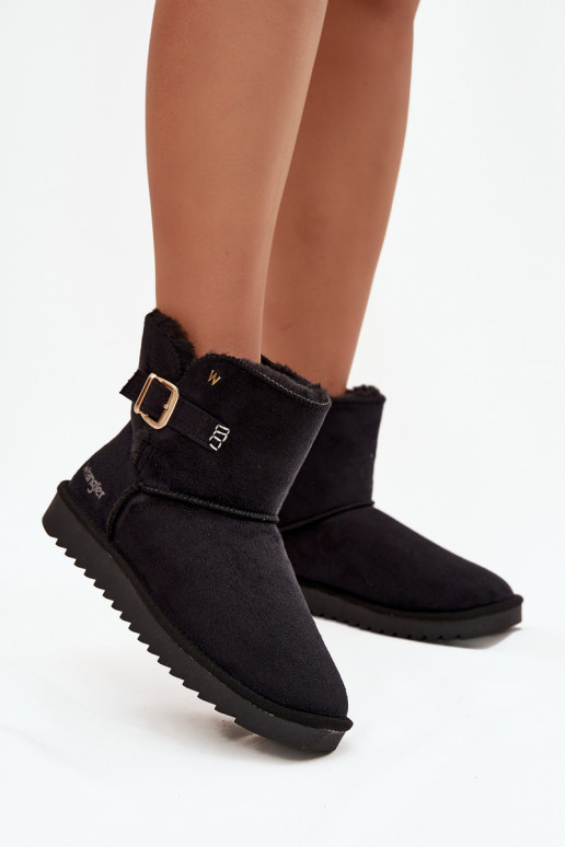 Botas de nieve Femenino con hebillas ENrangler 20253091.25Y de color negro