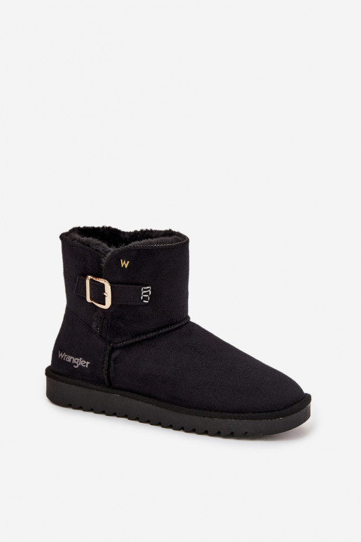 Botas de nieve Femenino con hebillas ENrangler 20253091.25Y de color negro