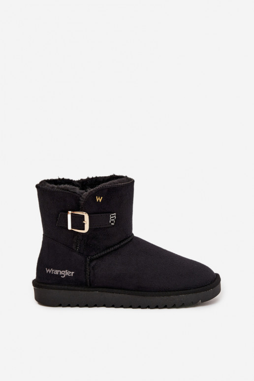 Botas de nieve Femenino con hebillas ENrangler 20253091.25Y de color negro