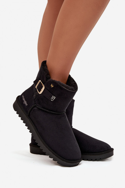 Botas de nieve Femenino con hebillas ENrangler 20253091.25Y de color negro