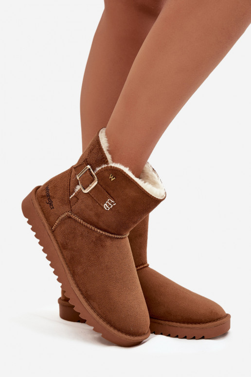 Botas de nieve Femenino con hebillas ENrangler 20253091.37B color marrón