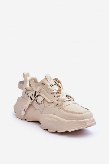 zapatillas Zapatillas modelo zapatos. GOE MM2N4015 beige