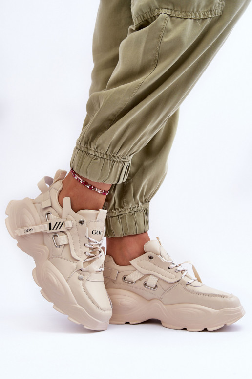 zapatillas Zapatillas modelo zapatos. GOE MM2N4015 beige