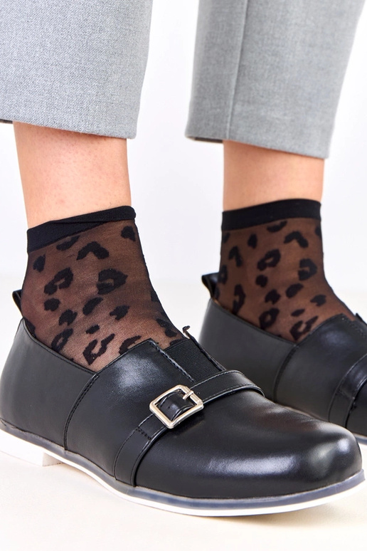 Botines negros para mujer con...