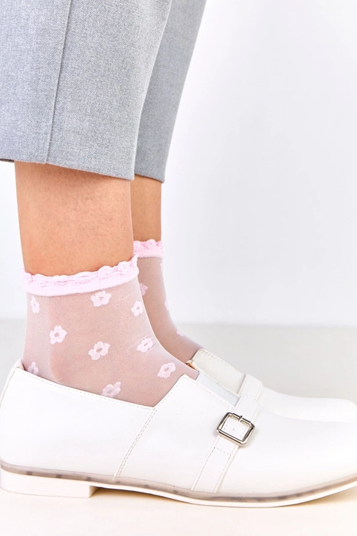 Botines blancos para mujer con...