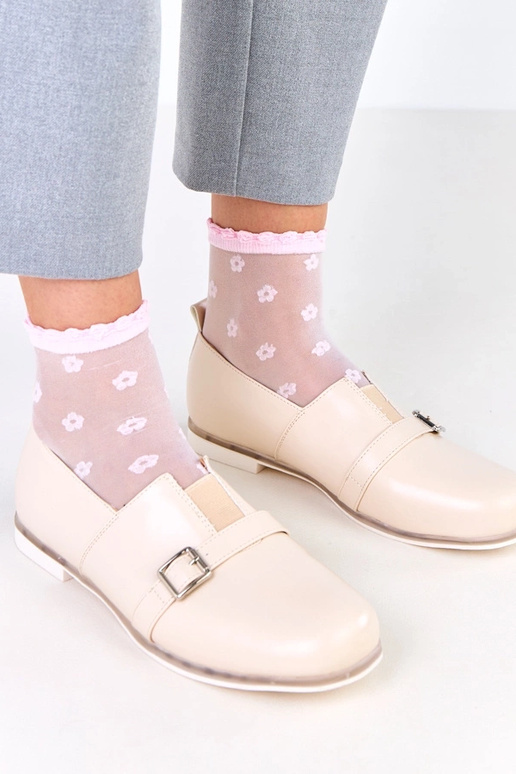 Botines color arena para mujer con...