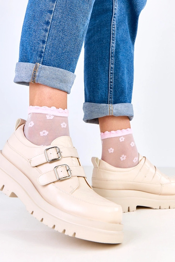 Botines color arena sobre... 2