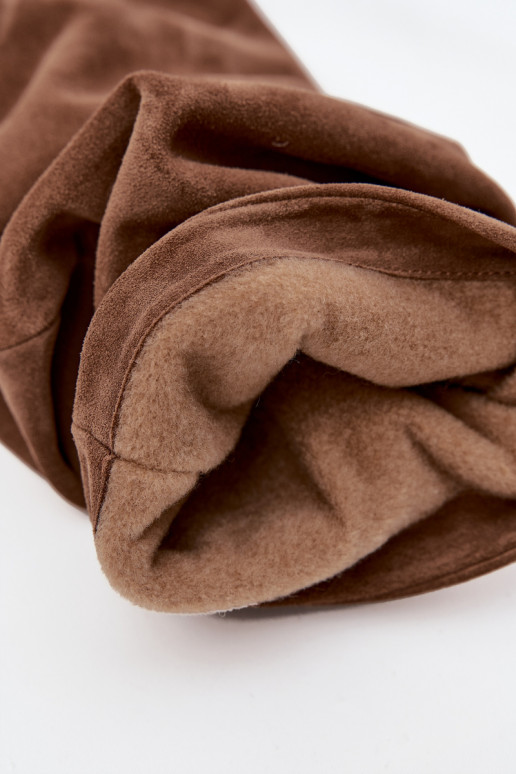 Arrugado botasActivadoturalnego de gamuzau con tacones calentamiento Zazoo 4228 color marrón Arrugado botasActivadoturalnego de gamuzau con tacones calentamiento Zazoo 4228 color marrón