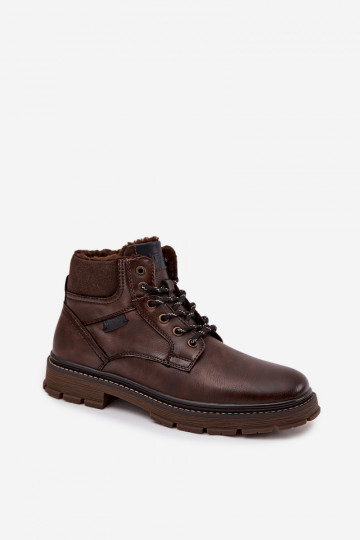 Botas forradas para hombre Wrangler 20253034.IKU color marrón oscuro