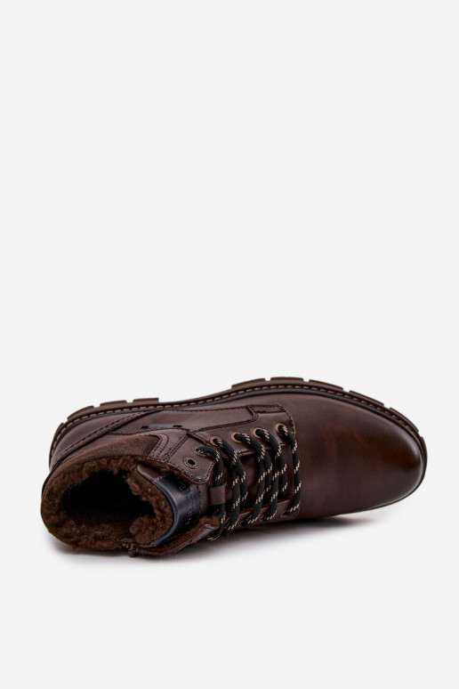 zapatos Tiene quesculino calentamiento ENrangler 20253034.IKU marron oscuro