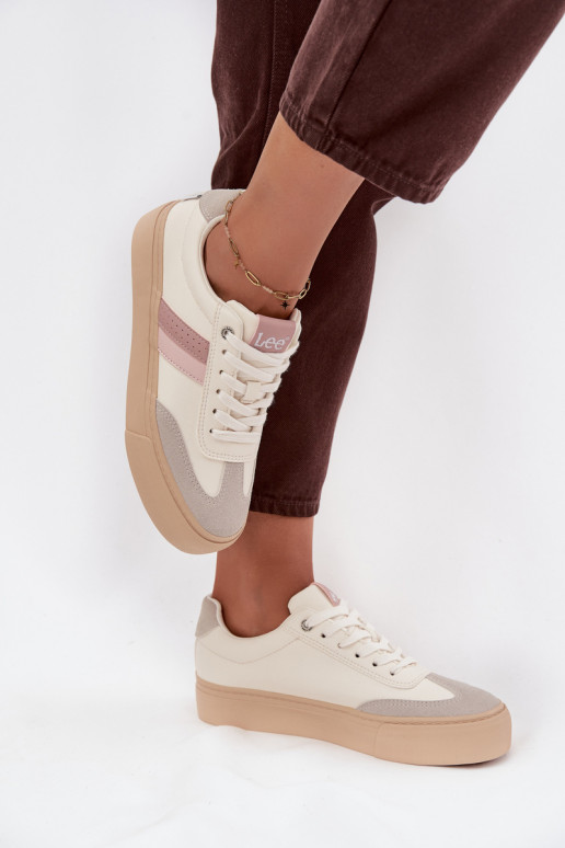 Zapatillas modelo zapatos. Femenino LEE AILANI ENOMEN LOEN 50253004.02A Zgaszona Biel Zapatillas modelo zapatos. Femenino LEE AILANI ENOMEN LOEN 50253004.02A Zgaszona Biel