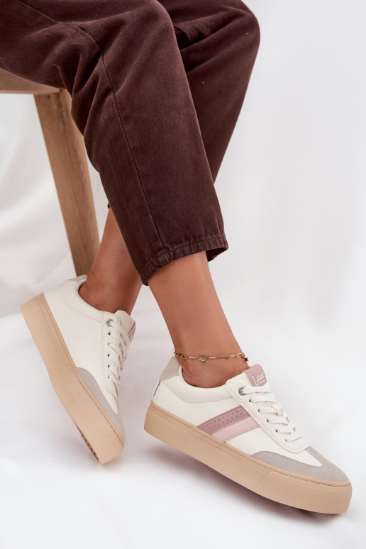 Zapatillas modelo zapatos. Femenino LEE AILANI ENOMEN LOEN 50253004.02A Zgaszona Biel Zapatillas modelo zapatos. Femenino LEE AILANI ENOMEN LOEN 50253004.02A Zgaszona Biel