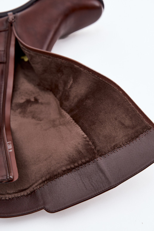 calentamiento botas de mujer reloj con correas Sergio Leone KZ25826 color marrón calentamiento botas de mujer reloj con correas Sergio Leone KZ25826 color marrón