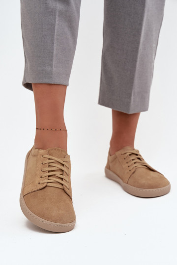 zapatos casuales Typu BarefootActivadoturalnego de gamuzau Zazoo 314 beige 2