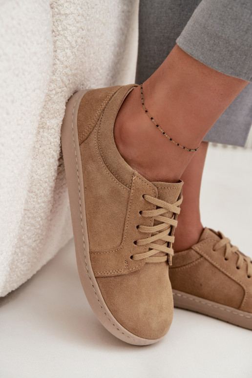 zapatos casuales Typu BarefootActivadoturalnego de gamuzau Zazoo 314 beige