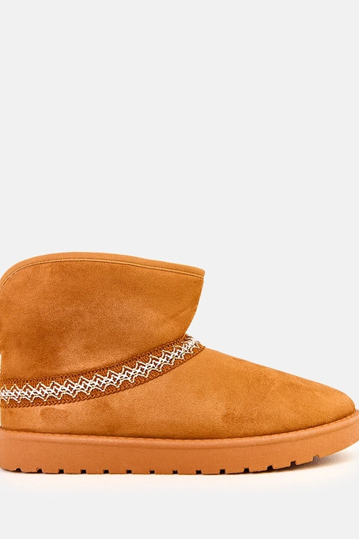 Botas bajas de nieve color caramelo... Botas bajas de nieve color caramelo...