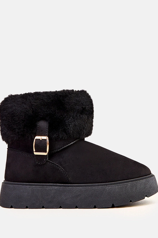 Botas de nieve negras con plataforma... Botas de nieve negras con plataforma...