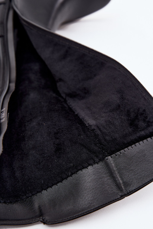 calentamiento botas de mujer reloj con correas Sergio Leone KZ25826 de color negro calentamiento botas de mujer reloj con correas Sergio Leone KZ25826 de color negro