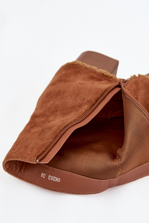 Botas de mujerENyAiniętą CholeAką color marrón Idalia