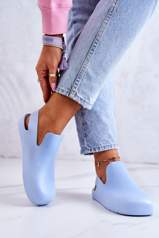 Zapatillas de goma color azul Meriko