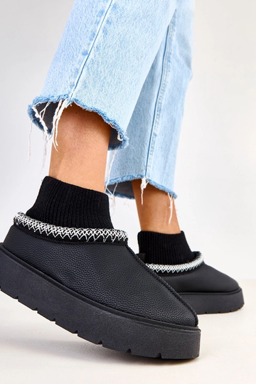 Botas de nieve negros con...