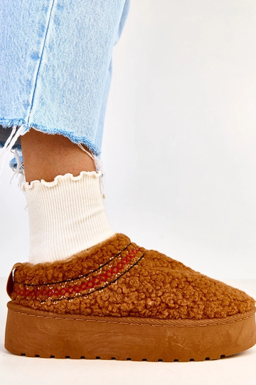 Botas de nieve marrones bajas con plataforma Royana 2