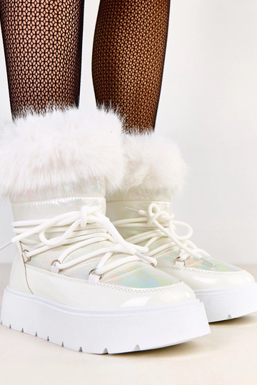 Botas de nieve blancas con... 2