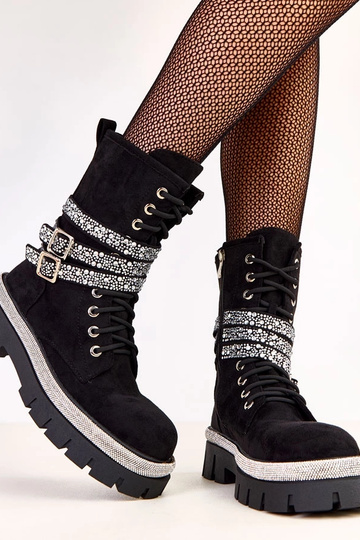 Botas elegantes negras de... 2