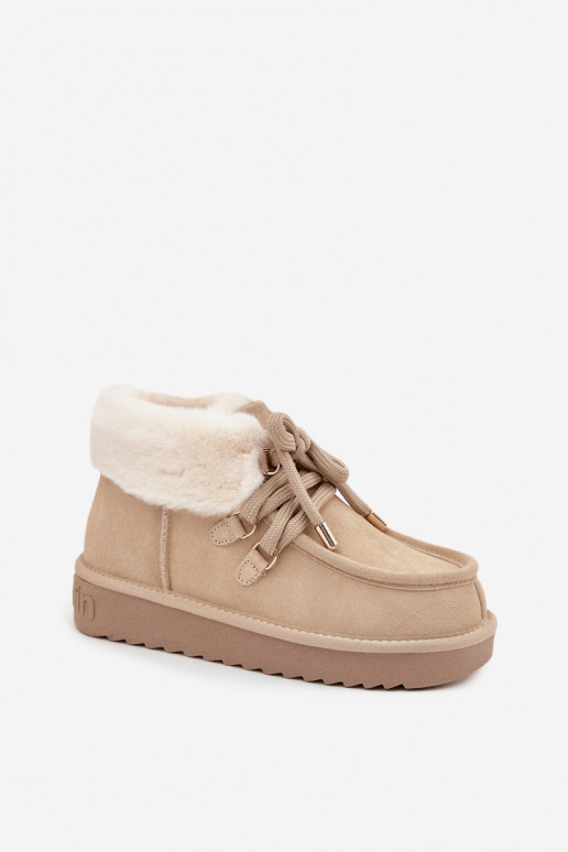 Botas de nieve FemeninoActivadoturalnego de gamuzau D.Franklin DFSH375006 color marfil Botas de nieve FemeninoActivadoturalnego de gamuzau D.Franklin DFSH375006 color marfil