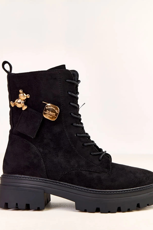 Botas de senderismo negras para mujer... Botas de senderismo negras para mujer...