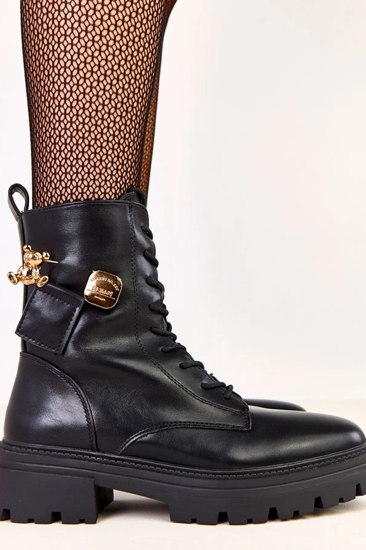 Botas de senderismo negras para mujer... Botas de senderismo negras para mujer...