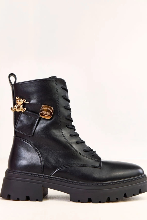 Botas de senderismo negras para mujer... Botas de senderismo negras para mujer...