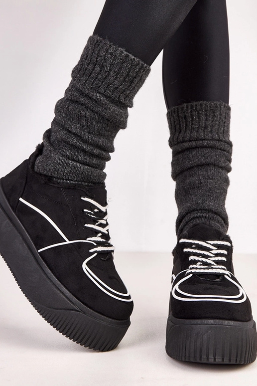 Zapatillas deportivas negras térmicas...