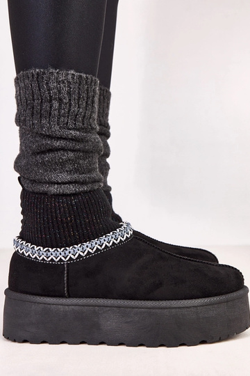 Botas de nieve bajos con...