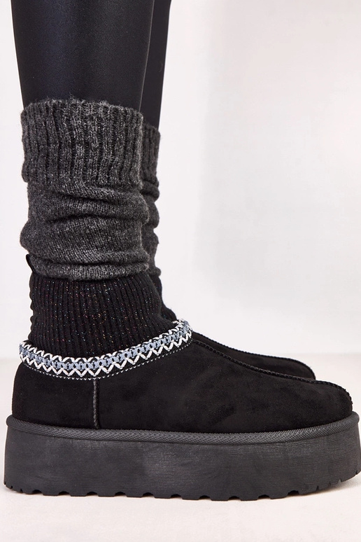 Botas de nieve bajos con caña tipo... Botas de nieve bajos con caña tipo...