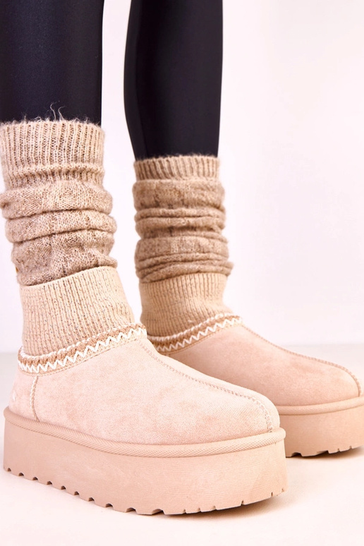 Botas de nieve bajas con caña tipo... Botas de nieve bajas con caña tipo...