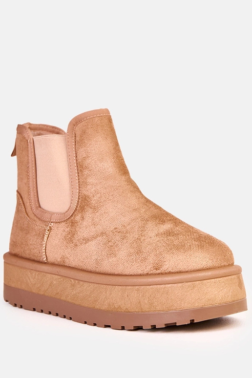 Botas de nieve bajas con costura... Botas de nieve bajas con costura...