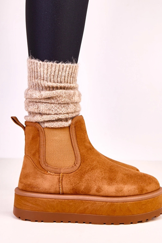 Botas de nieve bajas con costura... Botas de nieve bajas con costura...