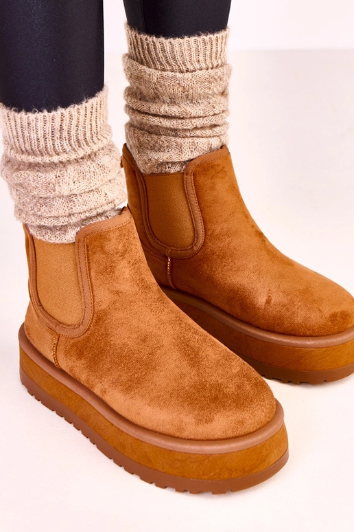 Botas de nieve bajas con costura... Botas de nieve bajas con costura...