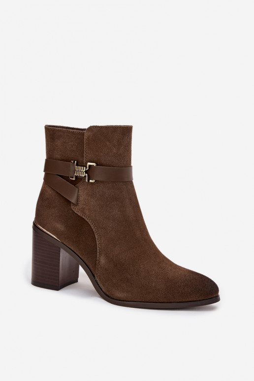 Botas de mujerActivadoturalnego de gamuzau con tacones calentamiento Sergio Leone BT25384-S de color caqui Botas de mujerActivadoturalnego de gamuzau con tacones calentamiento Sergio Leone BT25384-S de color caqui