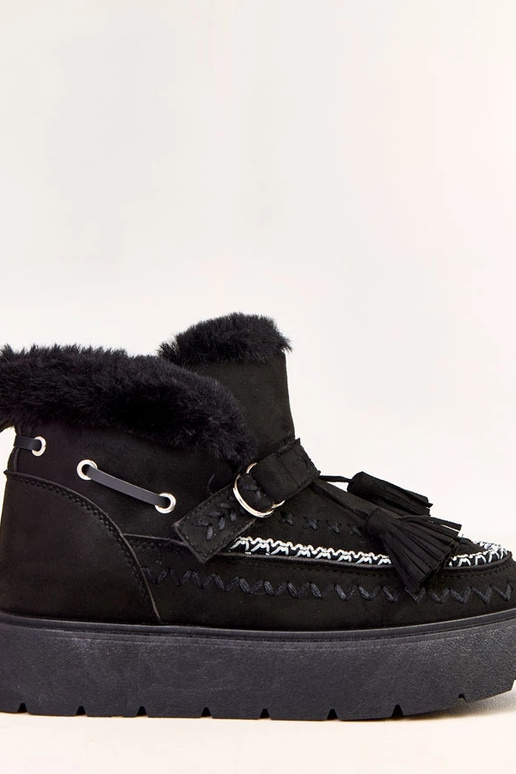 Botas de nieve con plataforma y... Botas de nieve con plataforma y...