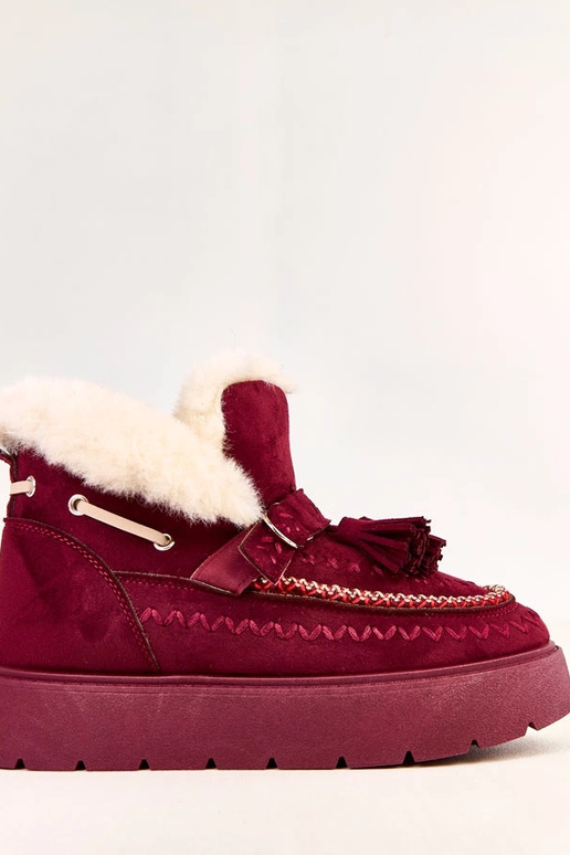 Botas de nieve con plataforma y... Botas de nieve con plataforma y...