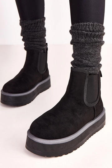 Botas bajas negras para nieve con elástico Nancey 2